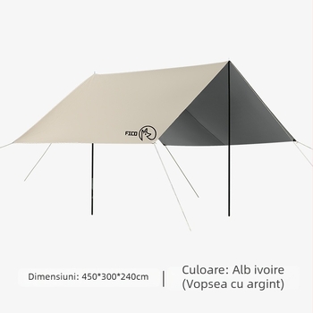 Cort tip canopă pentru camping — ultra-ușor, Flying Fox, poliester, impermeabil 3000, pătrat
