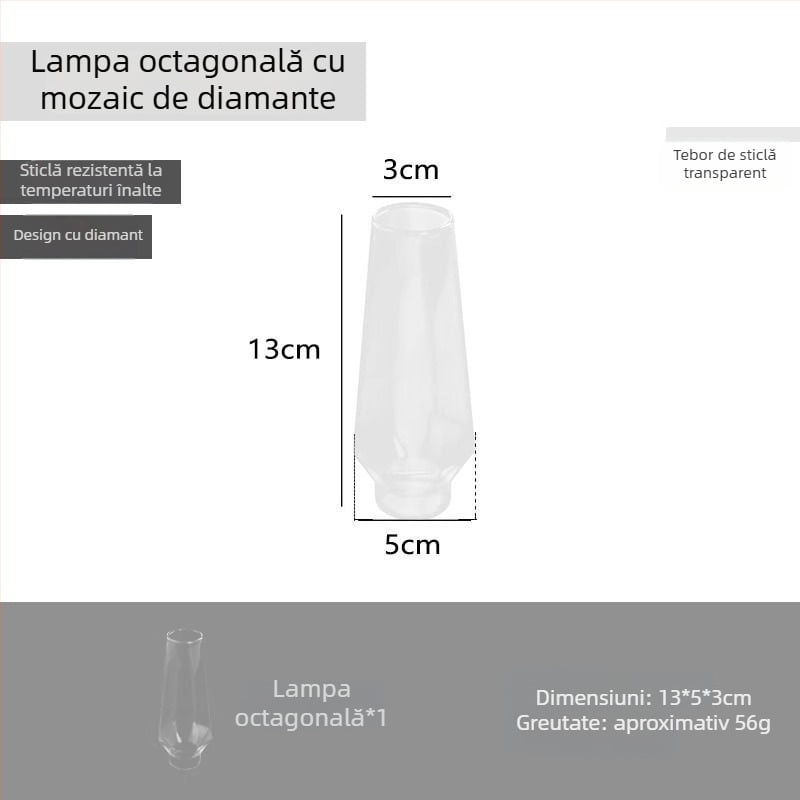 Lanterna de camping cu gaz Yunzi — lampă incandescentă, alimentare reîncărcabilă, iluminat outdoor pentru camping