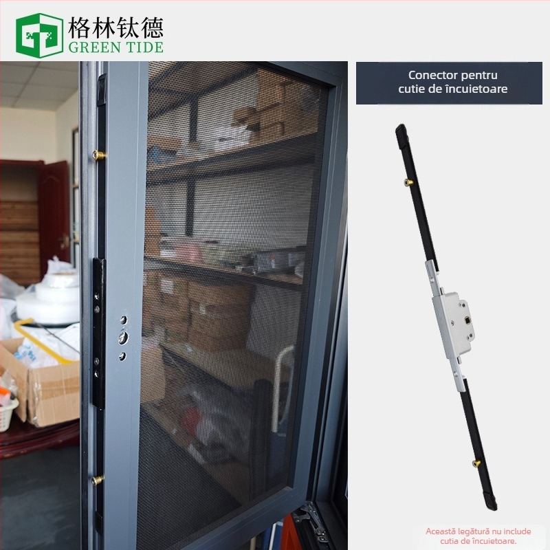 Accesoriu pentru bandă de închidere a ferestrei casemate – șină de transmisie din aliaj, conexiune glisantă, anti-penetrație, funcționare silențioasă, Model GZ-01