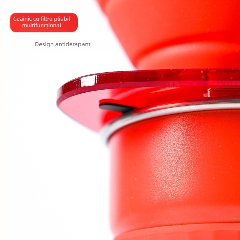 Ceașă de filtrare din silicon pliabilă pentru cafea, brand joinout, silicon de platină, personalizare disponibilă, pentru exterior