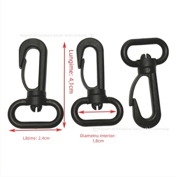 Cârlig pentru geantă cu sistem rotativ, material POM, seria Cataramă Rotativă, stil urban simplu