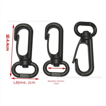 Cârlig pentru geantă cu sistem rotativ, material POM, seria Cataramă Rotativă, stil urban simplu