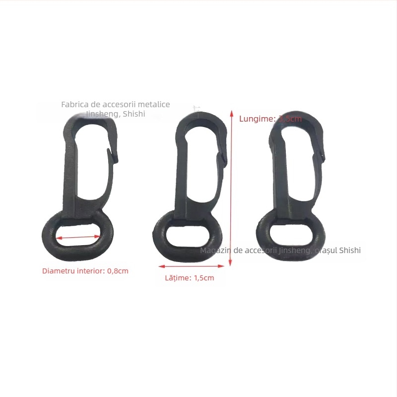 Cârlig pentru geantă cu sistem rotativ, material POM, seria Cataramă Rotativă, stil urban simplu