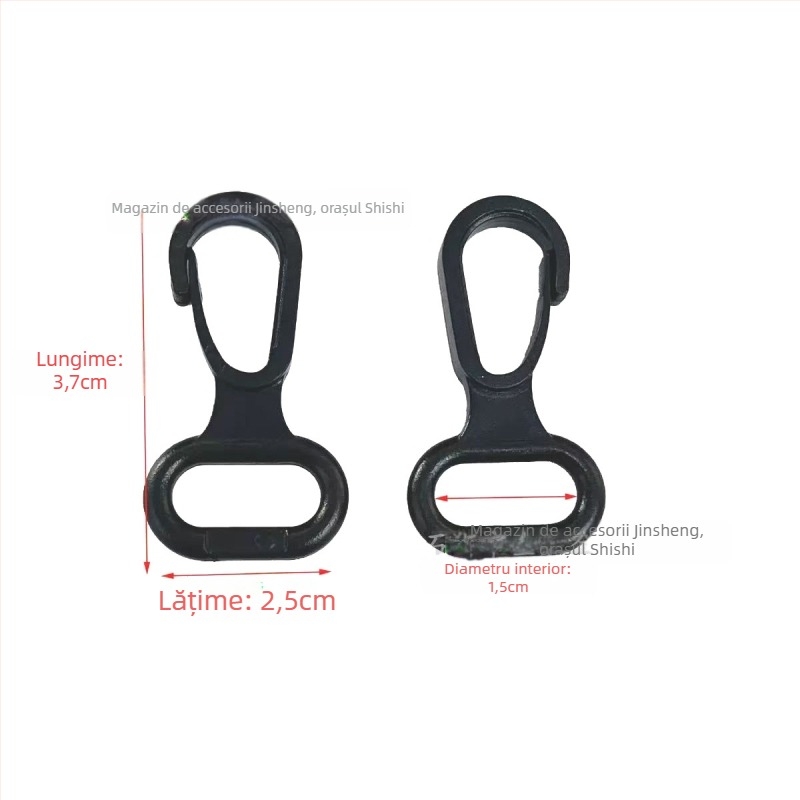 Cârlig pentru geantă cu sistem rotativ, material POM, seria Cataramă Rotativă, stil urban simplu