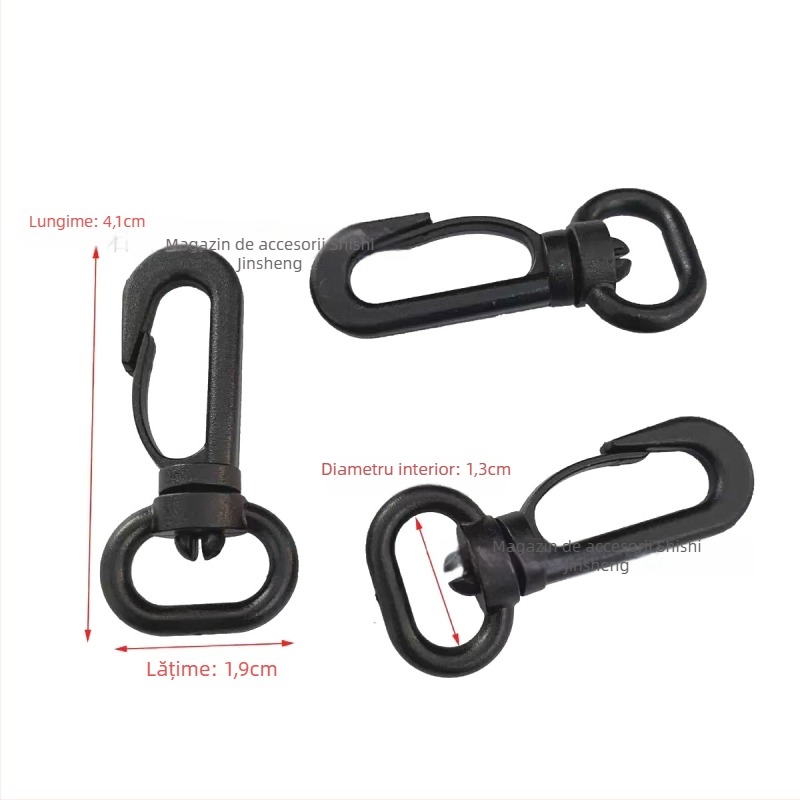 Cârlig pentru geantă cu sistem rotativ, material POM, seria Cataramă Rotativă, stil urban simplu