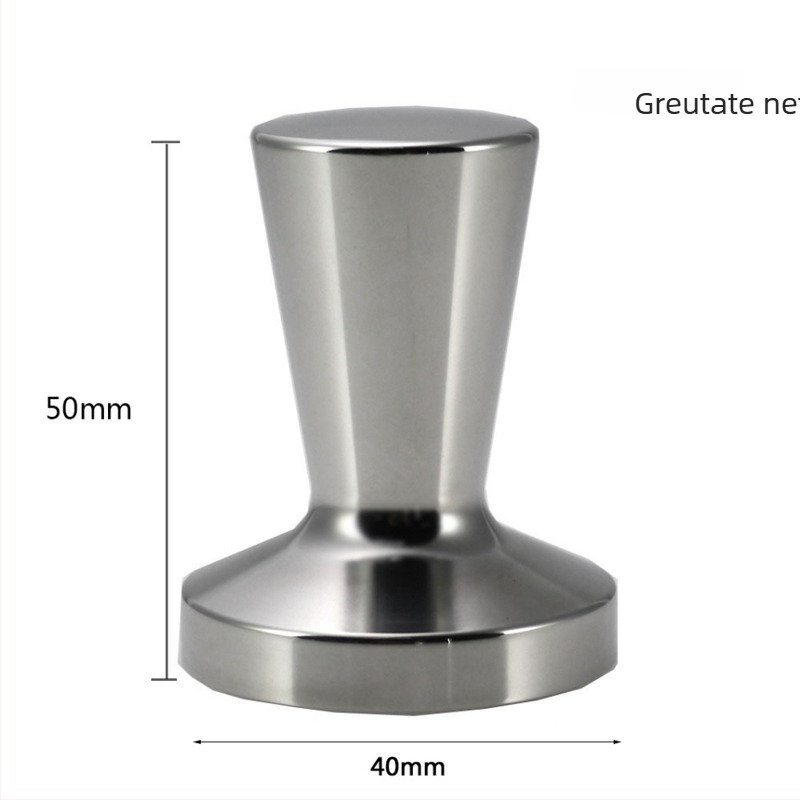 Tamper pentru capsule de cafea Nespresso Illy din oțel inoxidabil, cu tijă și ciocan solid