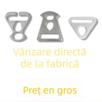 Clemă pentru șnurul stâlpului de cort cu reglaj triunghiular – accesoriu de camping cu închidere automată