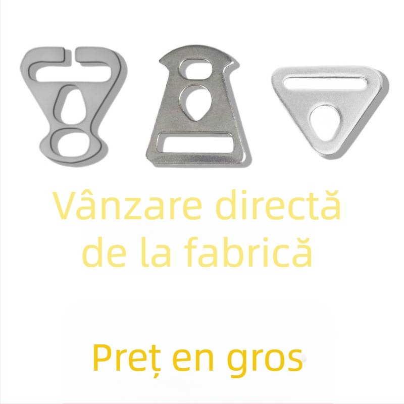 Clemă pentru șnurul stâlpului de cort cu reglaj triunghiular – accesoriu de camping cu închidere automată