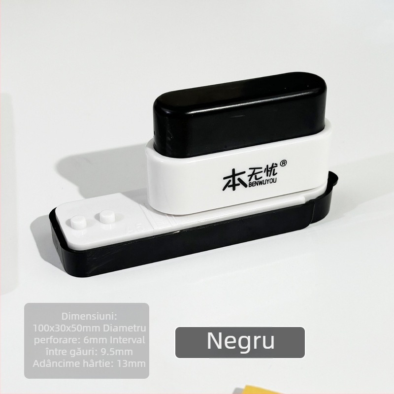 Perforator de 5 găuri, manual, capacitate 5 găuri, grosimea găuririi 0.01, greutate netă 150 g