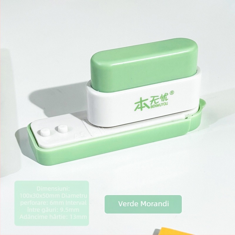 Perforator de 5 găuri, manual, capacitate 5 găuri, grosimea găuririi 0.01, greutate netă 150 g