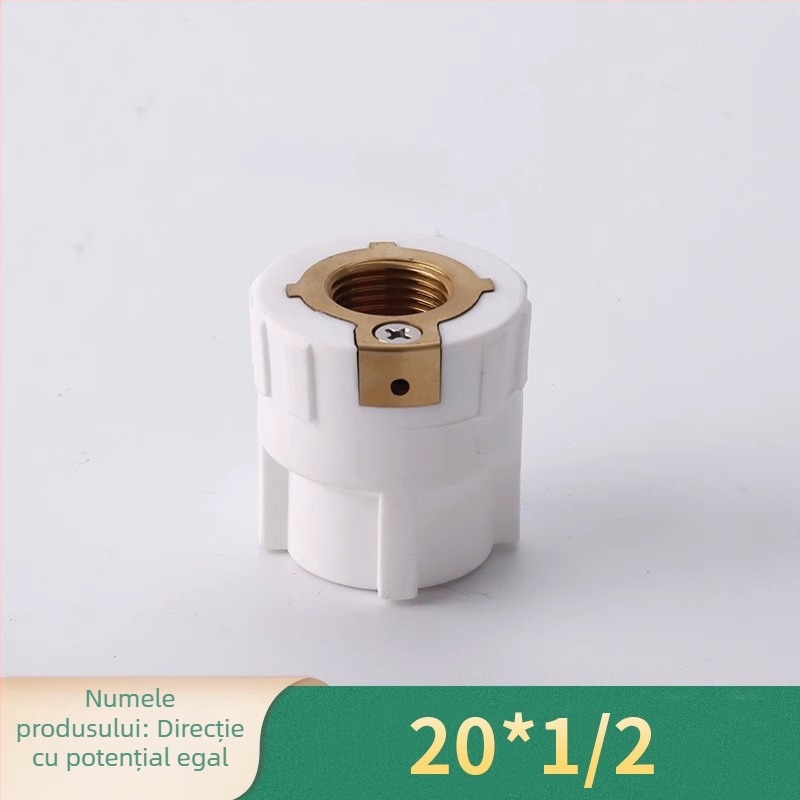 Conector PPR cu cotă dublă echipotențială, Tee cu filet interior, cot în formă de U, îmbinare prin topire la cald; modele variate; calitate de primă clasă