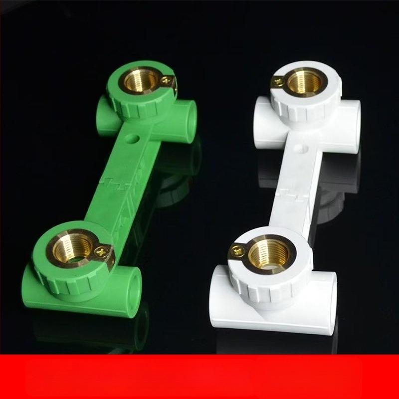 Conector PPR cu cotă dublă echipotențială, Tee cu filet interior, cot în formă de U, îmbinare prin topire la cald; modele variate; calitate de primă clasă