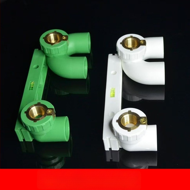 Conector PPR cu cotă dublă echipotențială, Tee cu filet interior, cot în formă de U, îmbinare prin topire la cald; modele variate; calitate de primă clasă