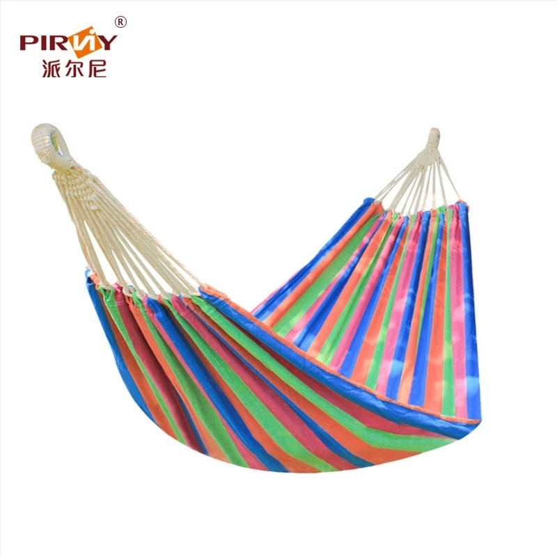 Hamac din pânză cu suport din lemn, Sanjia, gata pentru etichetare privată