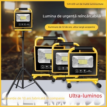 Proiector de camping pentru situații de urgență, lampă incandescentă, alimentare reîncărcabilă