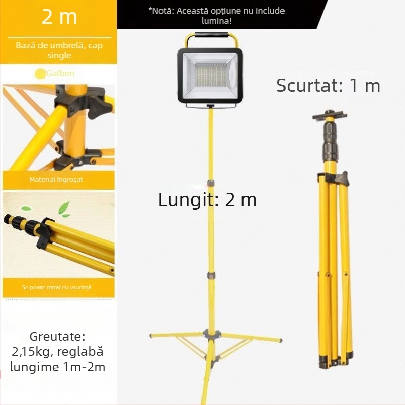 Proiector de camping pentru situații de urgență, lampă incandescentă, alimentare reîncărcabilă