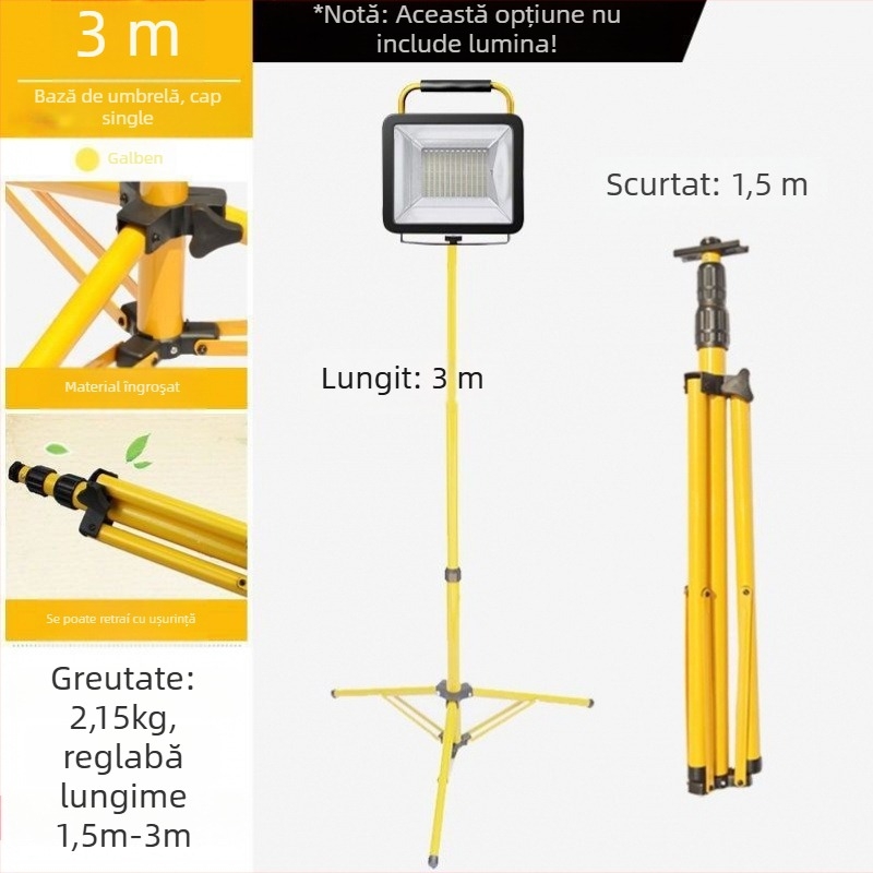 Proiector de camping pentru situații de urgență, lampă incandescentă, alimentare reîncărcabilă