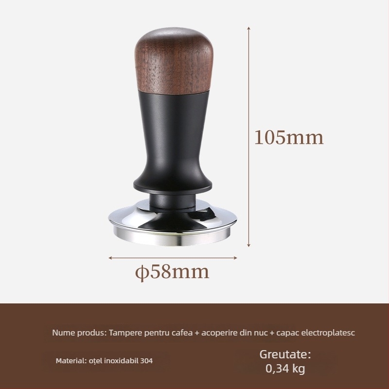 Presă de pulberi din oțel inoxidabil (stil retro; ciocan 340 g; distribuitor de pulberi 540 g; personalizare disponibilă)