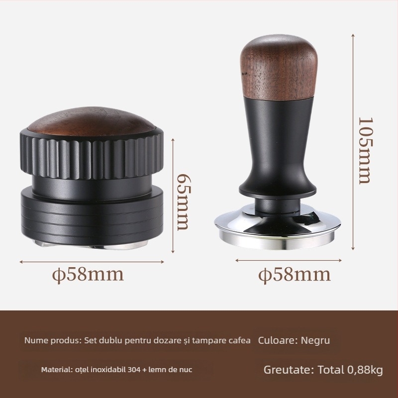 Presă de pulberi din oțel inoxidabil (stil retro; ciocan 340 g; distribuitor de pulberi 540 g; personalizare disponibilă)