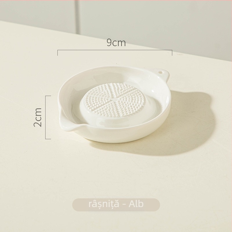 Măcinător ceramic pentru usturoi și ghimbir, design modern minimalist, brand Bole qianli, imprimare logo disponibilă