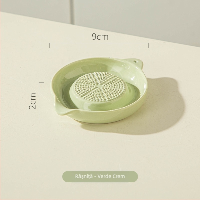 Măcinător ceramic pentru usturoi și ghimbir, design modern minimalist, brand Bole qianli, imprimare logo disponibilă