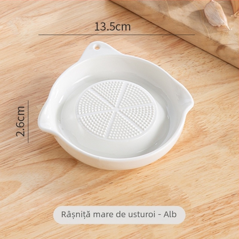 Măcinător ceramic pentru usturoi și ghimbir, design modern minimalist, brand Bole qianli, imprimare logo disponibilă