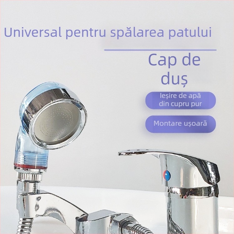 Comey duș portabil pentru masă de spălat părul în salon - manual, economie de apă, ABS, formă rotundă