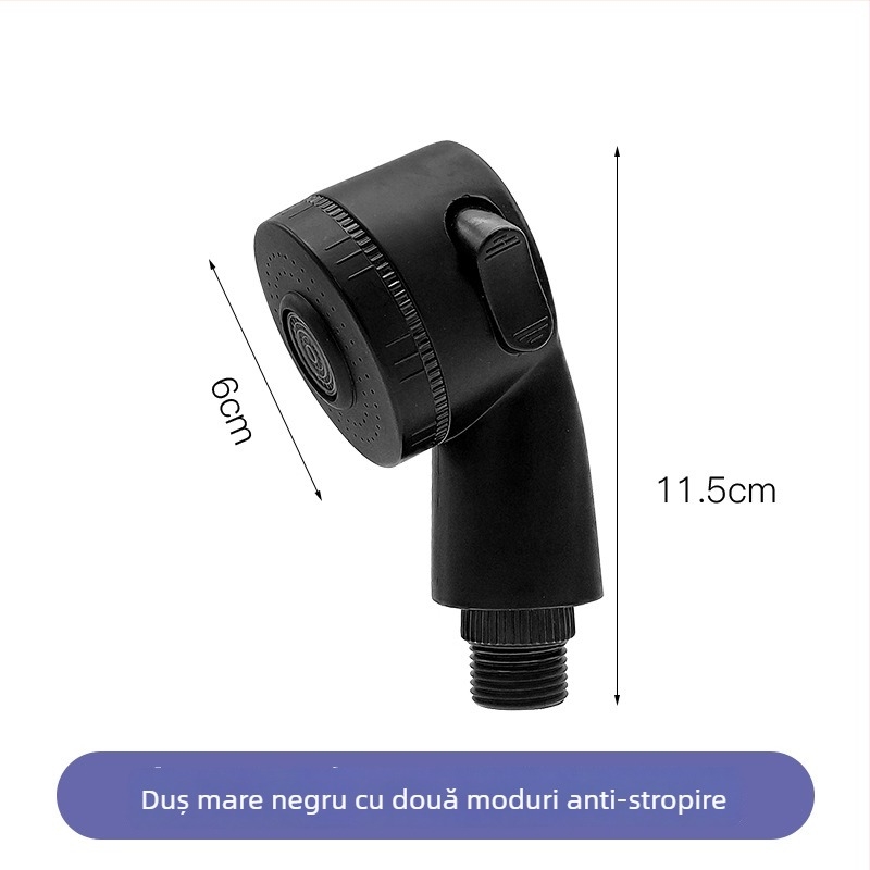 Comey duș portabil pentru masă de spălat părul în salon - manual, economie de apă, ABS, formă rotundă