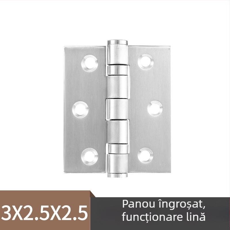 Balamale pentru uși din oțel inoxidabil — model plat; material: oțel inoxidabil; finisaj: lustruit; marcă: Rongshengxing