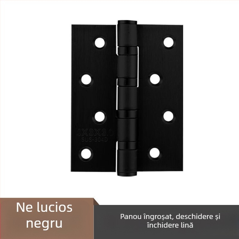 Balamale pentru uși din oțel inoxidabil — model plat; material: oțel inoxidabil; finisaj: lustruit; marcă: Rongshengxing