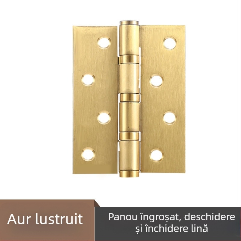 Balamale pentru uși din oțel inoxidabil — model plat; material: oțel inoxidabil; finisaj: lustruit; marcă: Rongshengxing