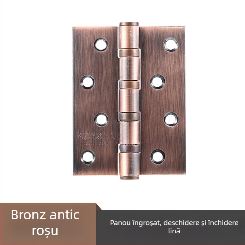 Balamale pentru uși din oțel inoxidabil — model plat; material: oțel inoxidabil; finisaj: lustruit; marcă: Rongshengxing