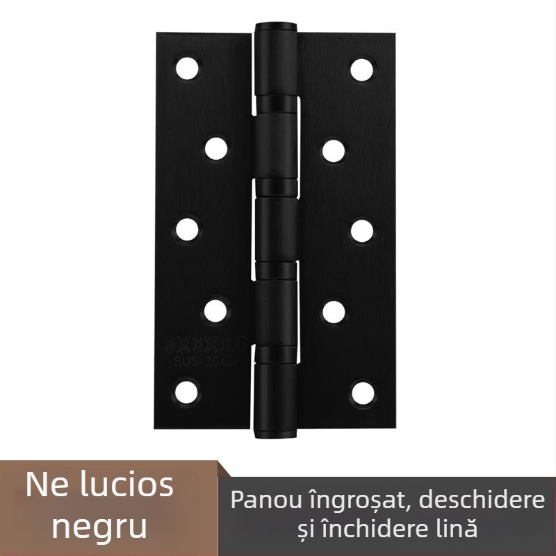 Balamale pentru uși din oțel inoxidabil — model plat; material: oțel inoxidabil; finisaj: lustruit; marcă: Rongshengxing
