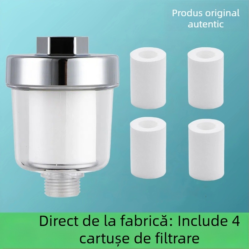 Filtru de duș ABS, model universal, formă rotundă, temperatură maximă 60°C