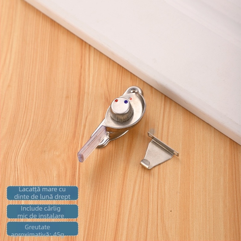 Încuietore semilună Tip B | oțel inoxidabil și oțel plastic | pentru uși și ferestre | stil modern