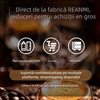 Nine Forging Măcinător de cafea manual – CNC reglabil extern cu setare de șapte stele, măcinător manual, stil retro luxos, personalizare disponibilă