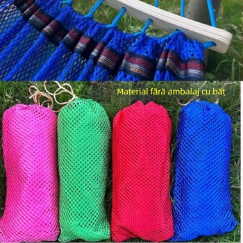 Hamac din țesătură plasă ice silk, respirabil pentru exterior, sarcină 250 kg, greutate 650 g