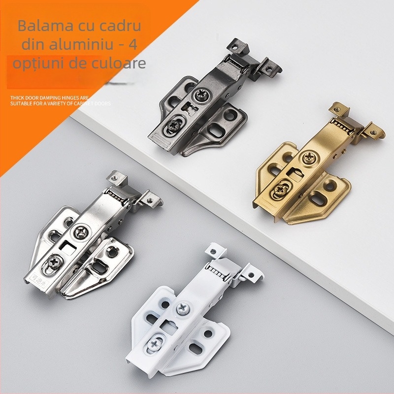 Pantă cu cadru din aluminiu pentru uși de sticlă, oțel laminat la rece, electroplacare, articol 2895