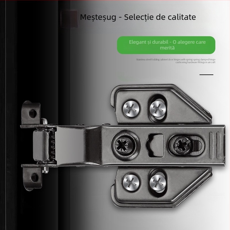 Pantă cu cadru din aluminiu pentru uși de sticlă, oțel laminat la rece, electroplacare, articol 2895