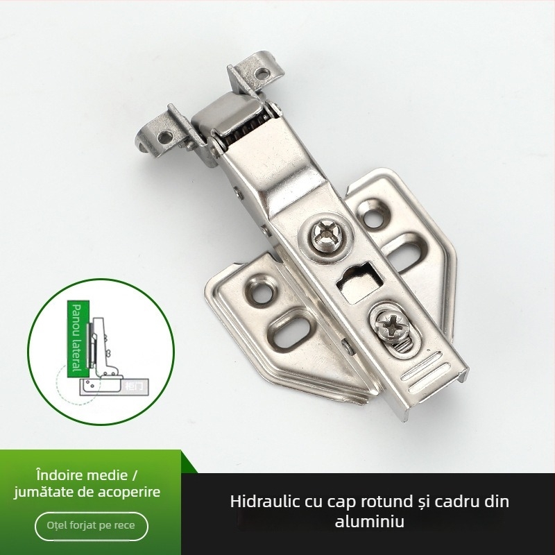 Pantă cu cadru din aluminiu pentru uși de sticlă, oțel laminat la rece, electroplacare, articol 2895