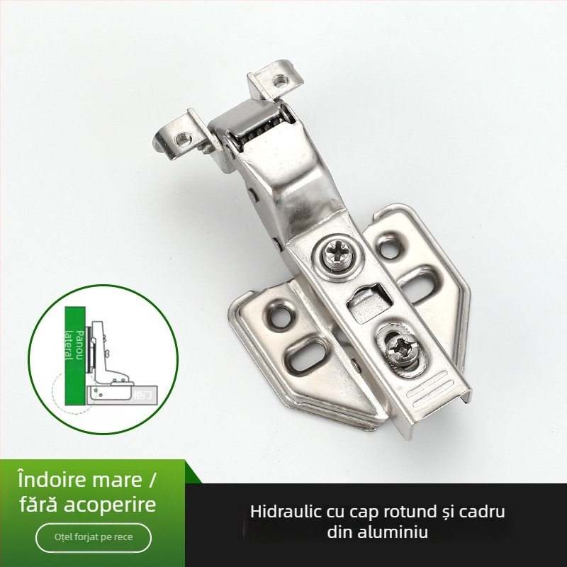 Pantă cu cadru din aluminiu pentru uși de sticlă, oțel laminat la rece, electroplacare, articol 2895