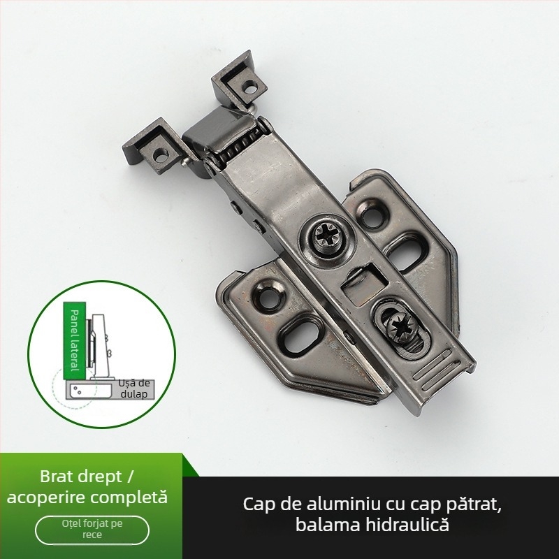 Pantă cu cadru din aluminiu pentru uși de sticlă, oțel laminat la rece, electroplacare, articol 2895