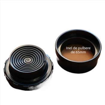 Accesoriu semi-automat pentru moka pot: inel de transfer al prafului în trepte, dozator de praf și presă pentru cafea – protecție împotriva împrăștierii prafului, prevenire a vărsării