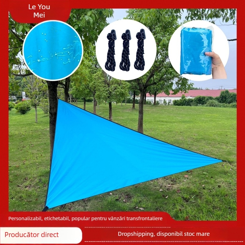 Beautiful Music pânză triunghiulară de exterior din poliester, rezistență la apă 1000-2000 mm