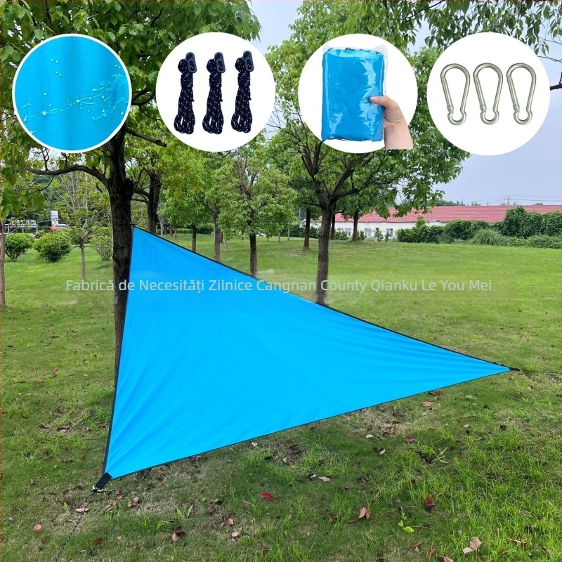 Beautiful Music pânză triunghiulară de exterior din poliester, rezistență la apă 1000-2000 mm