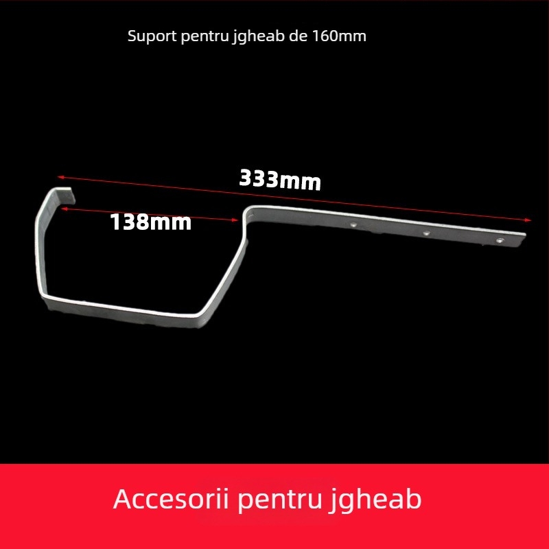 Canal de drenaj PVC pentru jgheaburi (Model 160, Grosime perete 2, Brand yf, Material PVC)