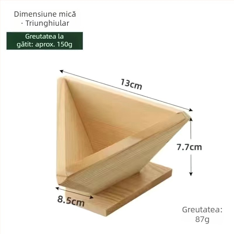 Formă pentru zongzi din lemn masiv; forme triunghiulare și pătrate; imprimare logo disponibilă.