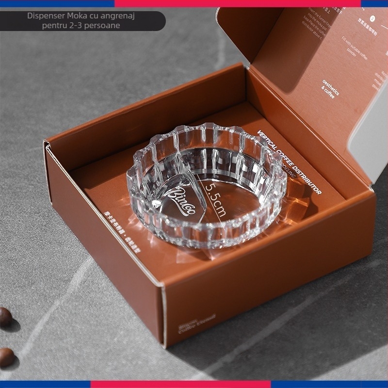 BinCoo Unealtă pentru Praf de Moka Pot cu Țesătură — Plastic ABS, Design Modern Minimalist, Accesoriu de Umplere Praf