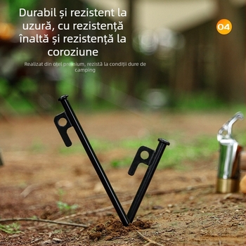 Cuie de cort din fontă Hikemount — etichetă privată licențiată