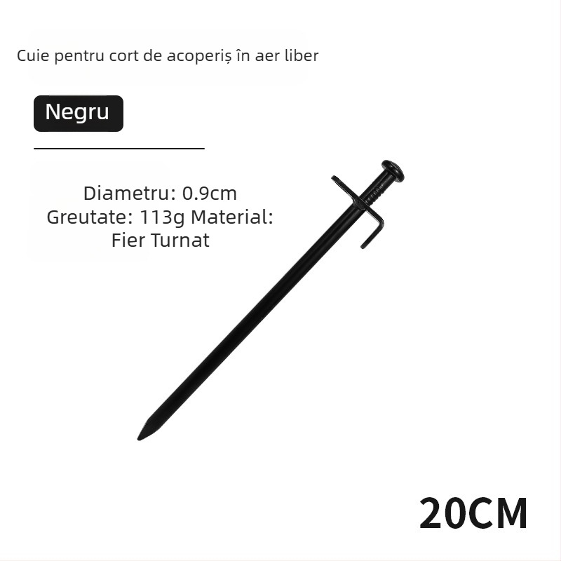 Cuie de cort din fontă Hikemount — etichetă privată licențiată